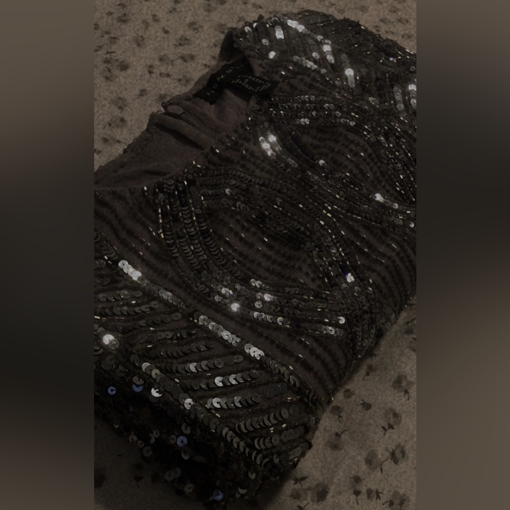 Aidan mattox sequin dress